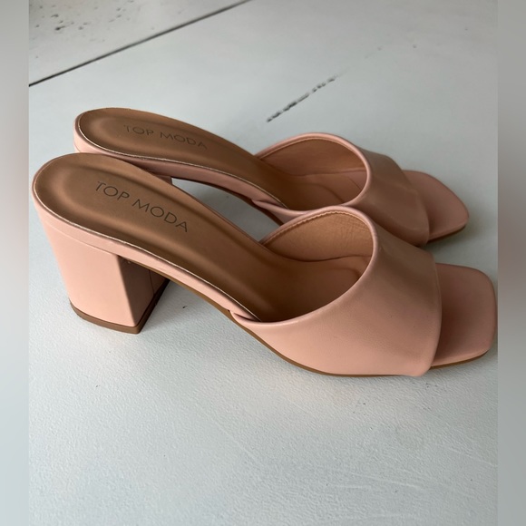 Top Moda slip on heel size 6 1/2 - Picture 8 of 11